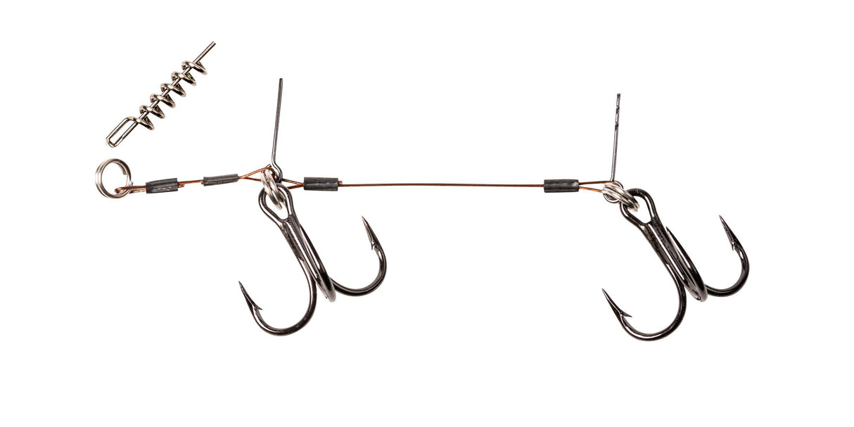 Predator screw in stinger system 14cm 15kg Treble 1/0